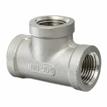 THRIFCO PLUMBING 1/2 Tee Stainless Steel, Packaged 9017065